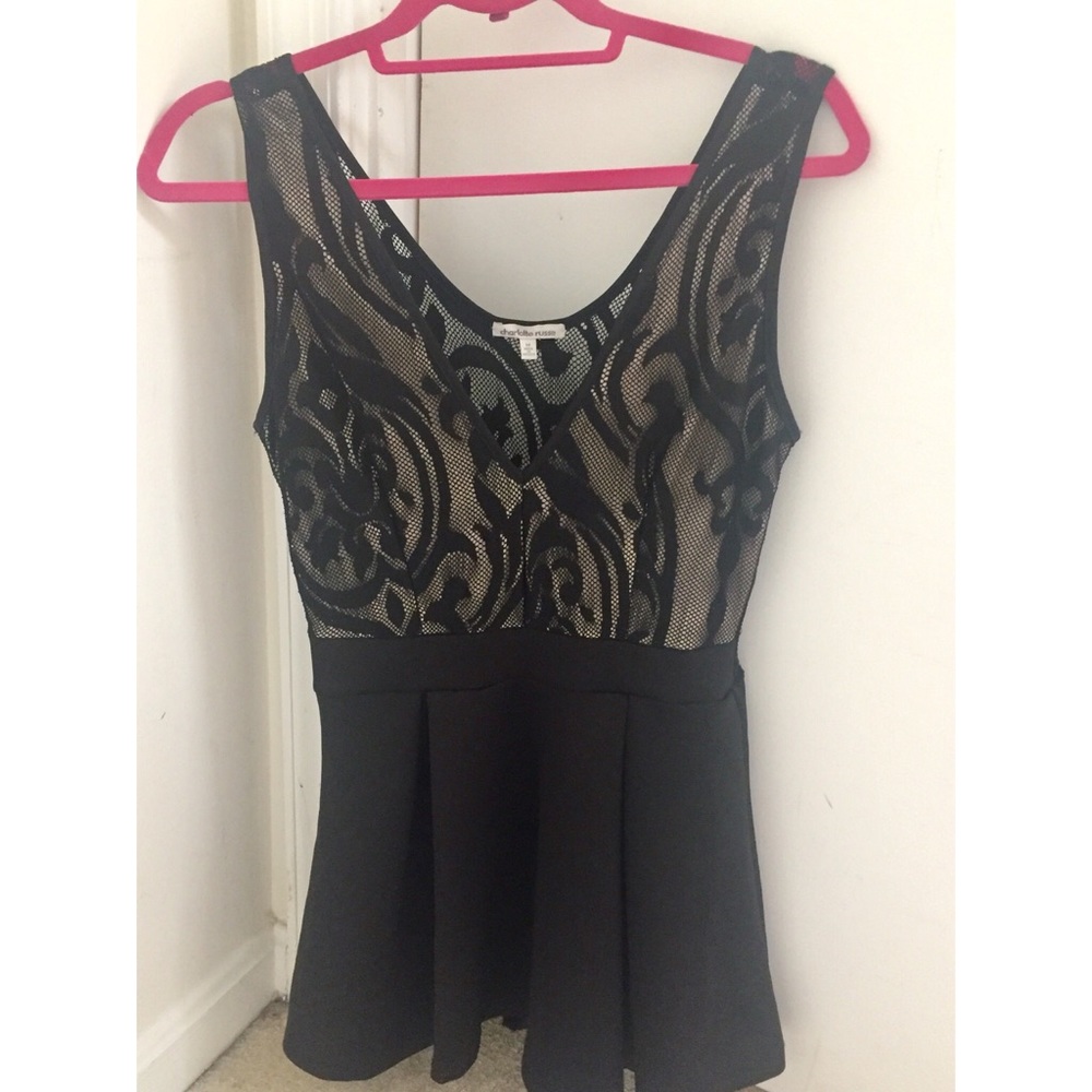 Mini Black Skater Dress